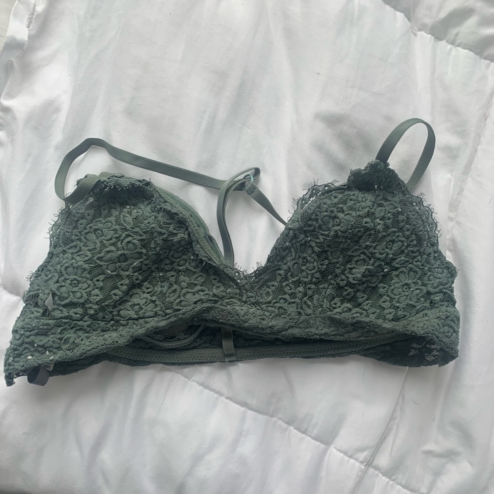 Small American Eagle green Bralette